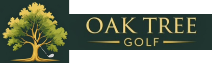 Golf logo featuring an oak tree